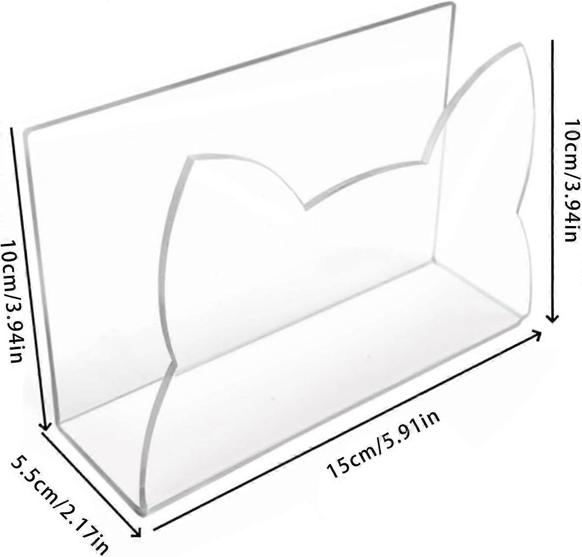 Clear Letter Rack Letter Holder Clear Acrylic Desk Organizer For Envelopes And Documents ...
