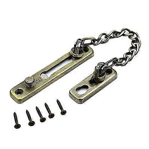 Door Security Cha 1pc Safety Door Chain Lock and Screws for DIY Home Door Tool