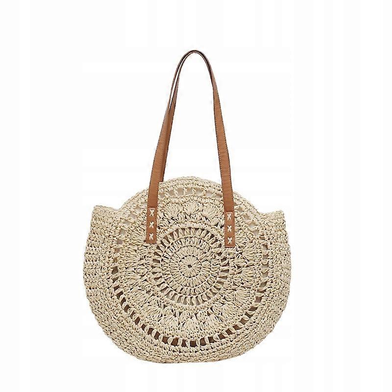 Boho Multicolored Straw Bag