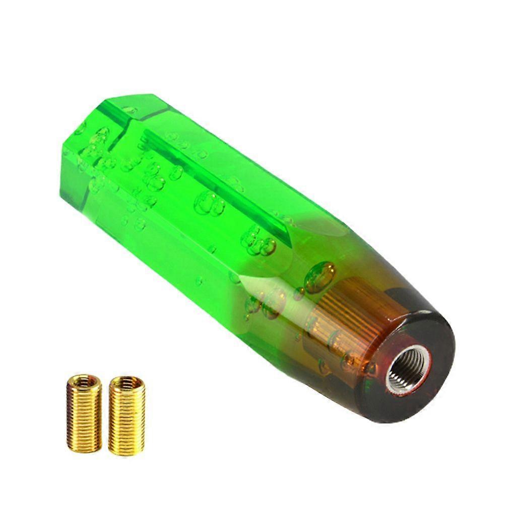 10cm/15cm Universal Car Crystal Transparent Bubble LED Shift Knob Manual Shifter