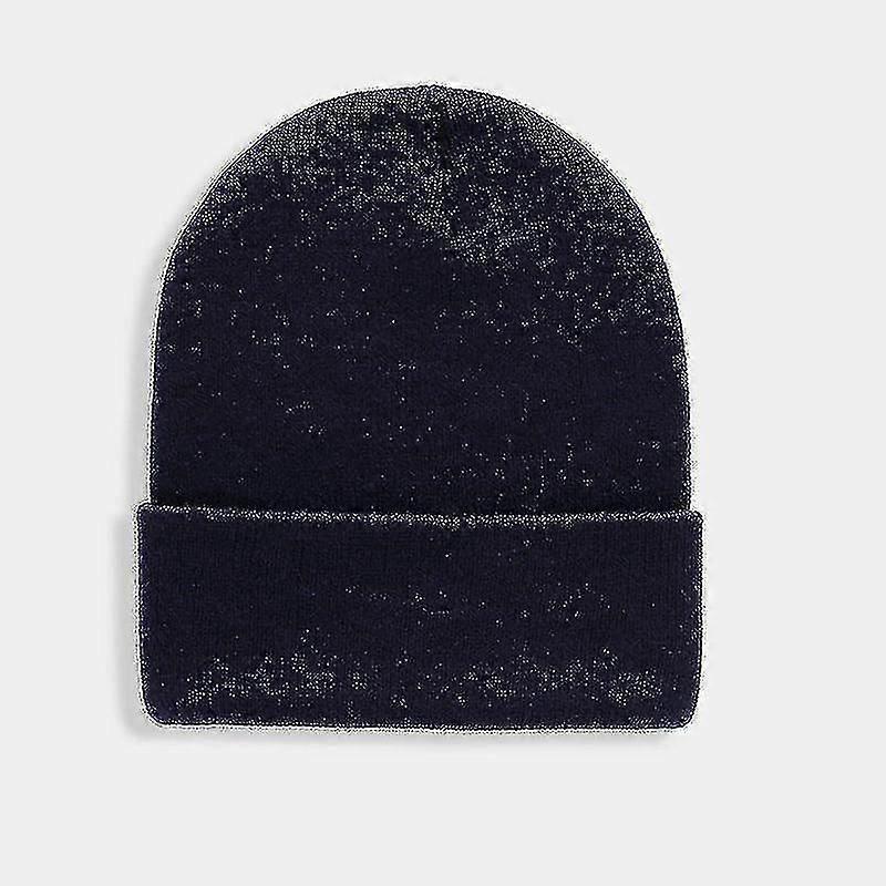 Autumn/winter Wool Blends Soft Warm Knitted Cap
