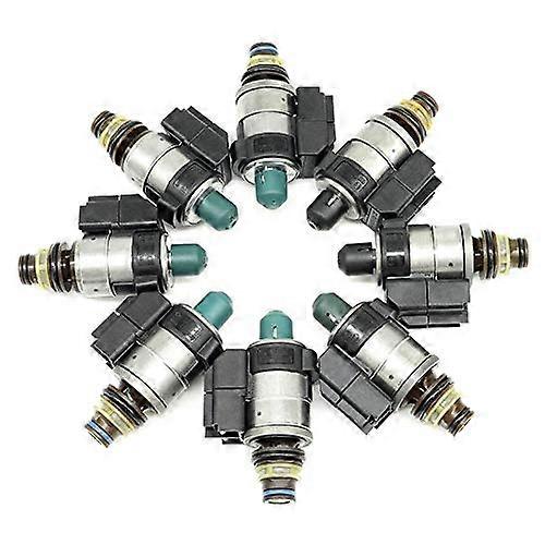 722.9 8pcs Automatic Transmission Solenoids Kit Compatible with Mercedes 7 Benz Speed W221 S300 S350 S500 S550 S600