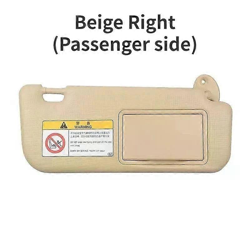 Car Front Left / Right Sun Visor Panel Sunvisor with Makeup Mirror Replacement For Toyota Corolla E160 E170 2014 2015 2016 2017