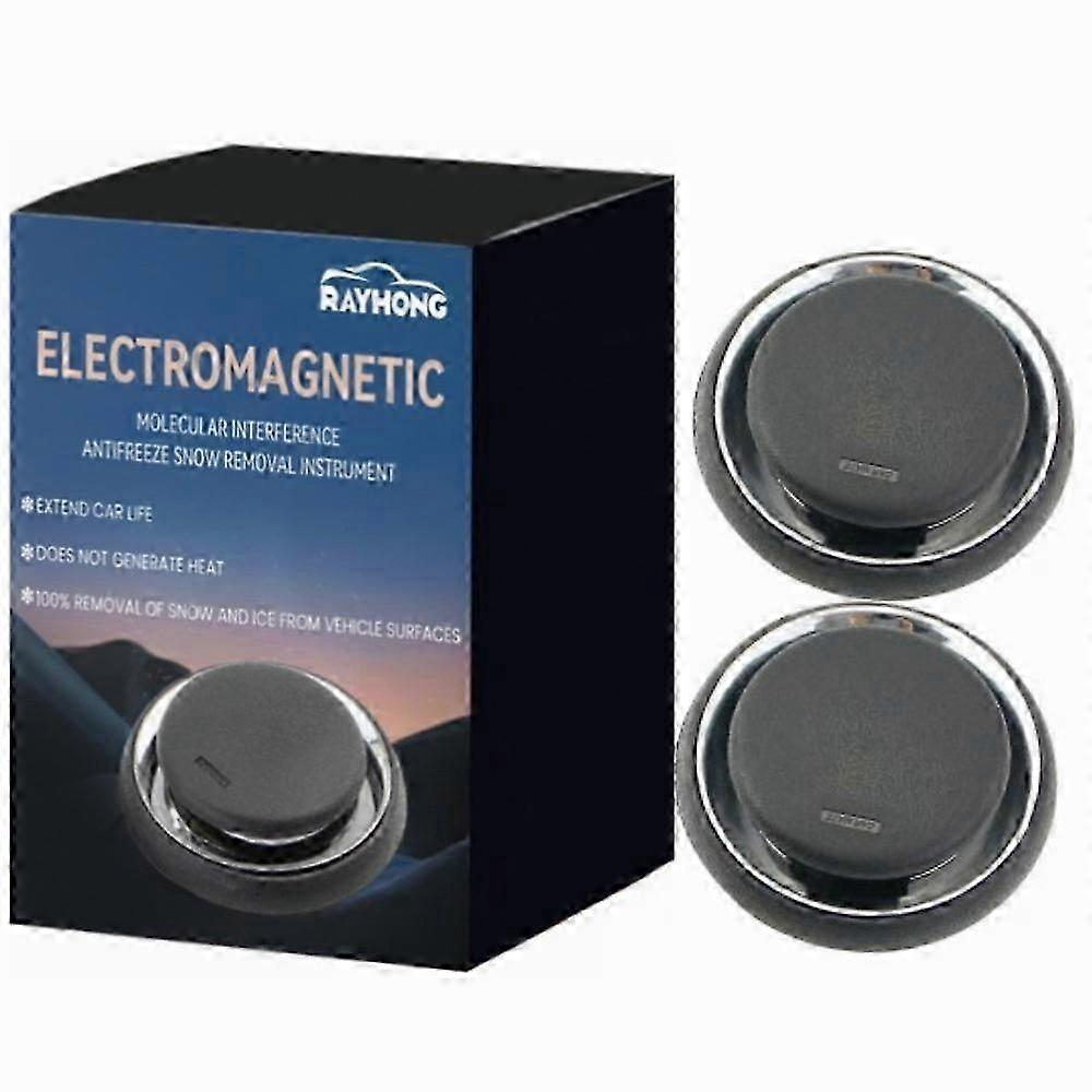 2pcs Car Electromagnetic Molecular Interference Antifreeze Snow Removal Instrument