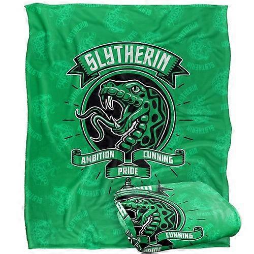 Harry Potter Ambition, Cunning, Pride Slytherin Blanket