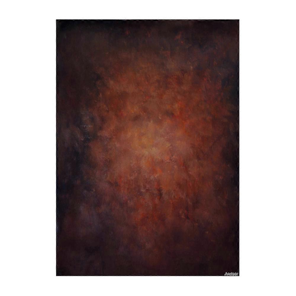 Andoer 1.5 * 2.1m/5 * 7ft Photography Background Brown Wall Backdrop for DSLR Camera Photo Studio Video Weeding Decor