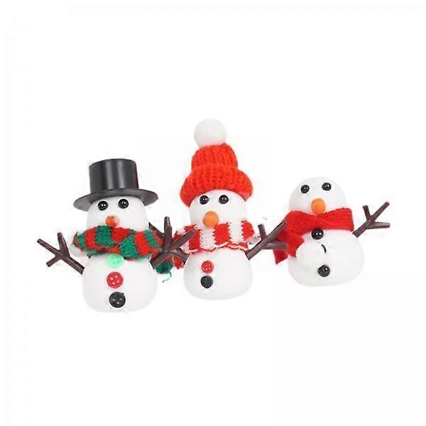 3x Kids Snowman Craft Kit for Creative Indoor Fun