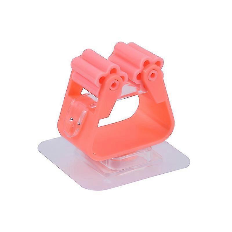 ممسحة الرف اكسسوارات الحمام مثبت على الحائط رف تخزين هوك تخزين رف مكنسة خلف أدوات تخزين المطبخ الباب / الحائط (8 قطع)