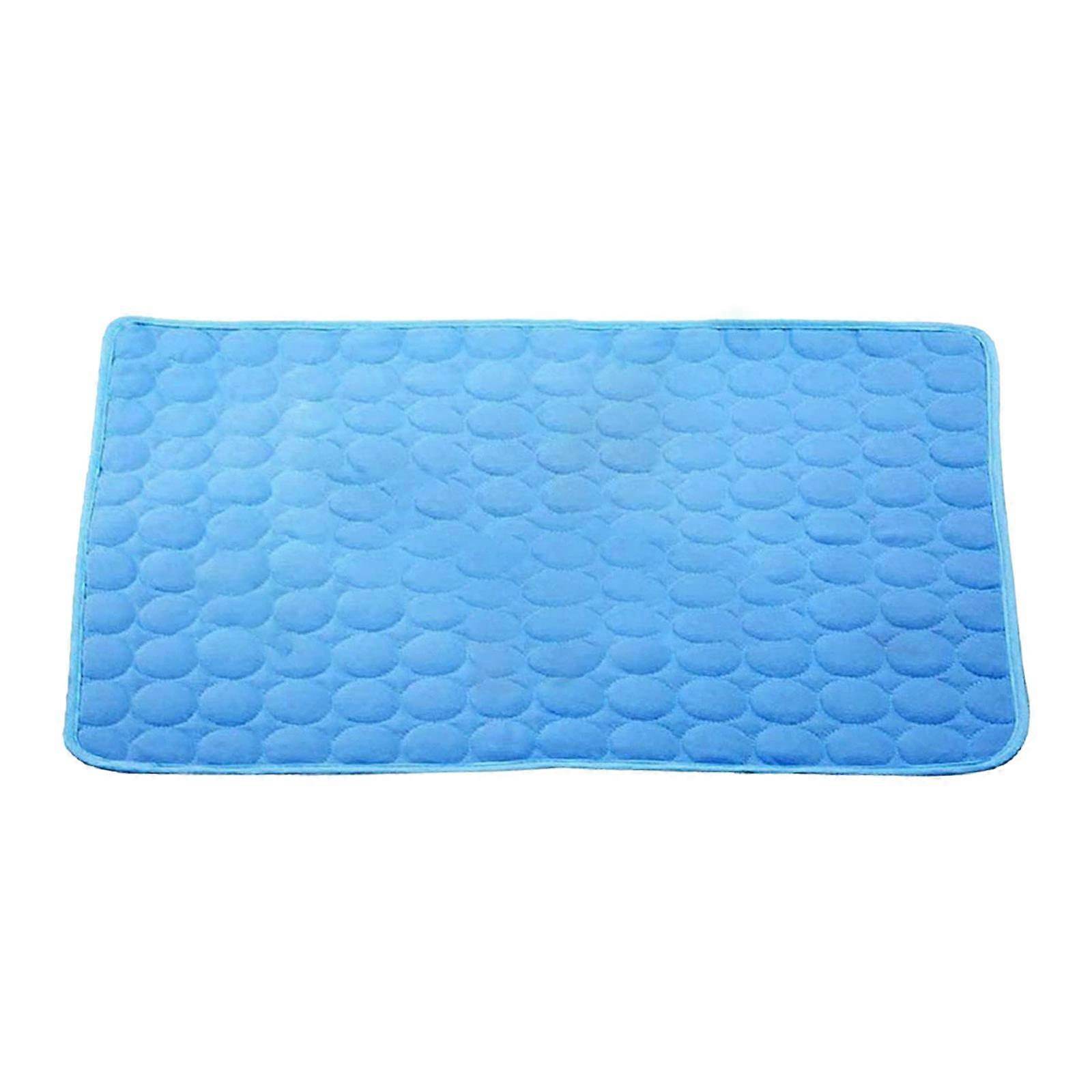 Rectangle Cushion Chill Out Mesh-cloth Bottom for Cat Relaxing- for Home & Travel Easy Clean Sleeping-Mat Breathable- Royal blue XL