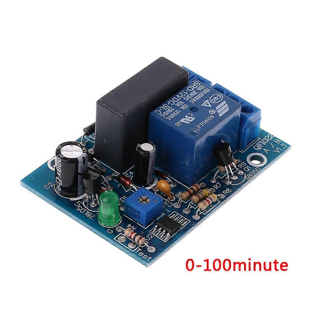AC 220V Adjustable Timer Delay Switch Turn On/Off for Time Relay Module Multicolor