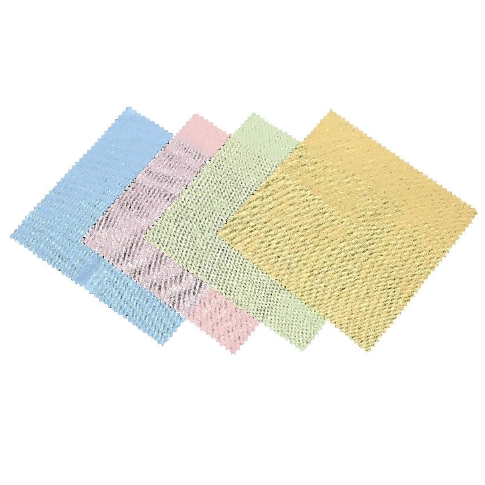 4 माइक्रोफाइबर ऑप्टिकल सफाई कपड़ा डीवीडी एलसीडी कैमरा लेंस स्क्रीन साफ कपड़ा तौलिया