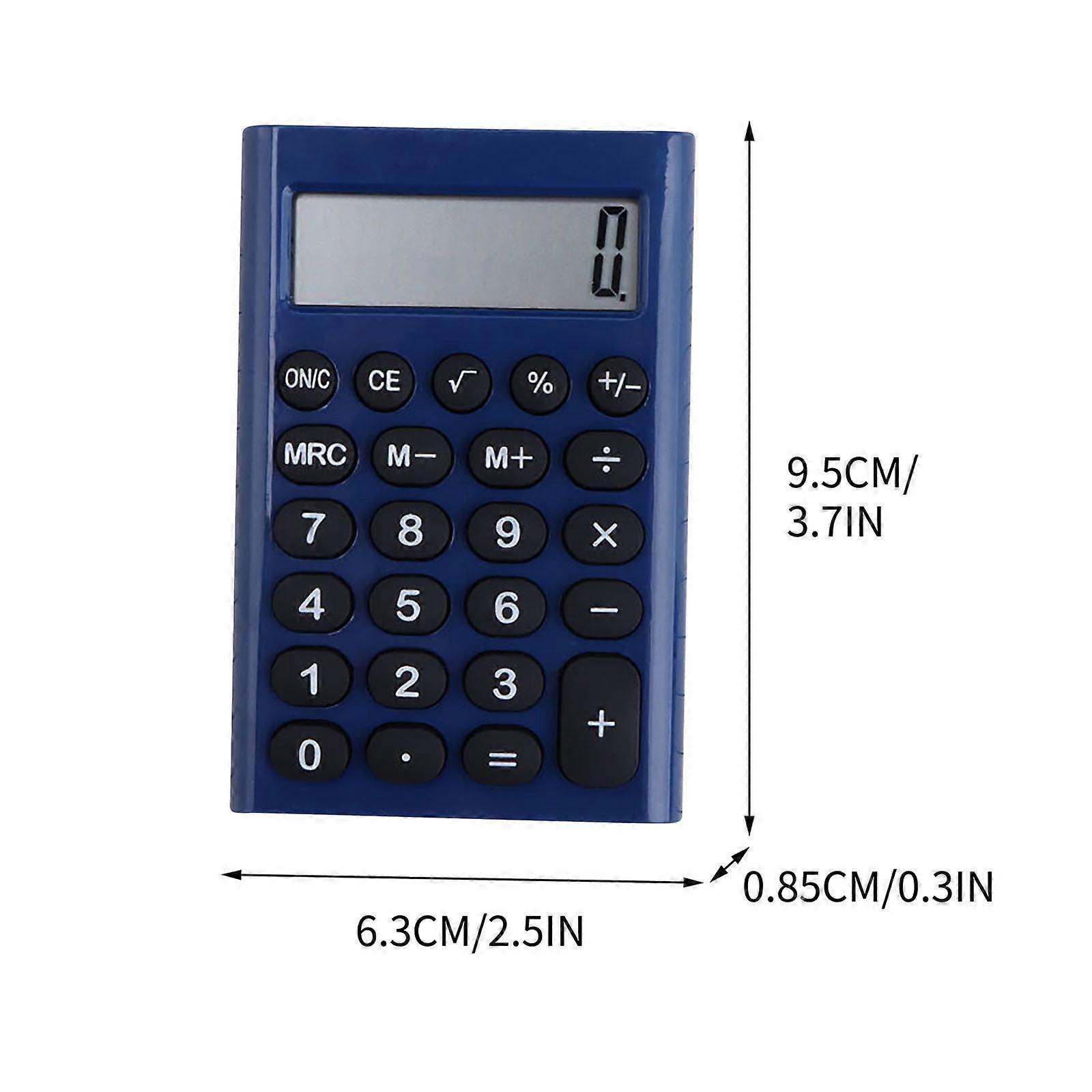 Back to School Supplies Basic Standard Calculators Mini Digital Desktop Calculator with 8-Digit LCD Display. Smart Calculator Pocket Size
