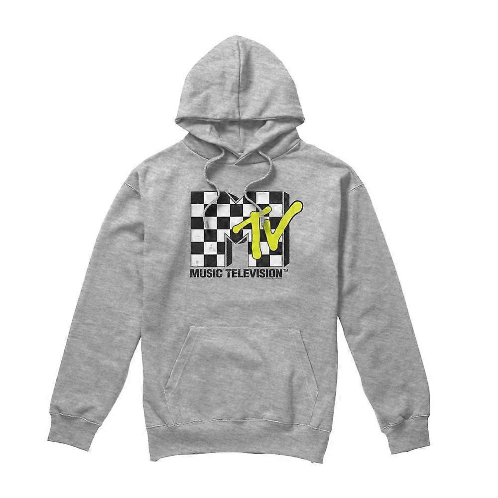 MTV Herren-Kapuzenpullover mit Schachbrett-Logo