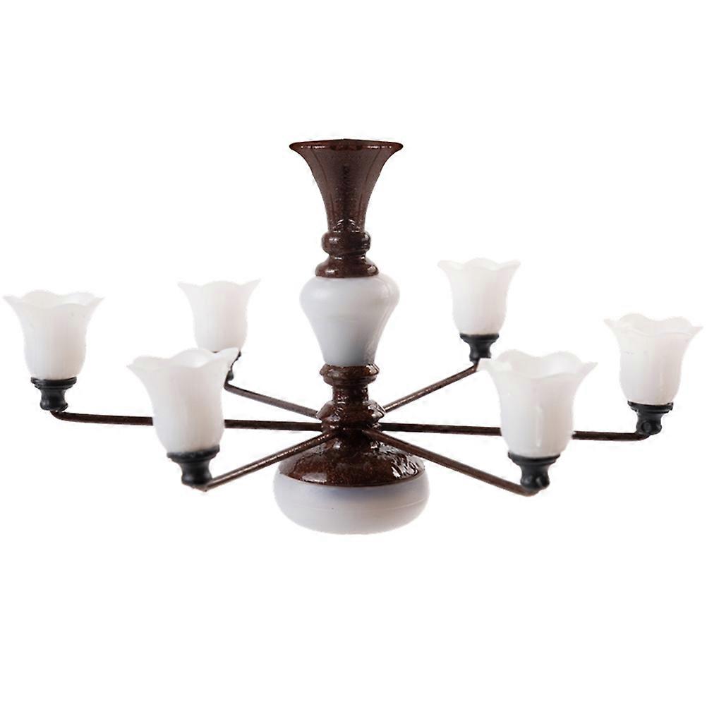 Mini Luminous Ceiling Lamp for Sand Table & Mini House Decor – Realistic Micro Landscape Lighting for Doll Houses and Miniature Models