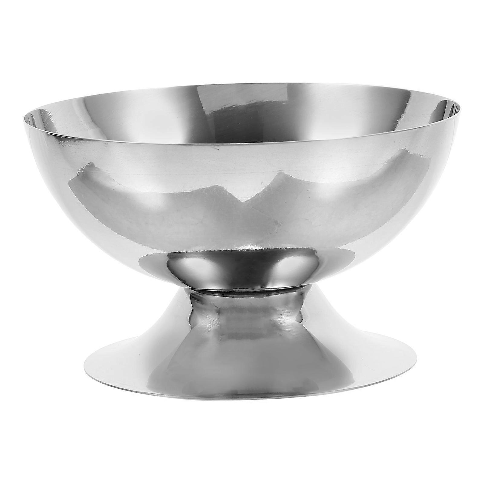 Stainless Steel Ice Cream Cup Dessert Bowl Reusable Serving Cup for Yogurt, Pudding, and Jelly – Stylish & Simple Design
