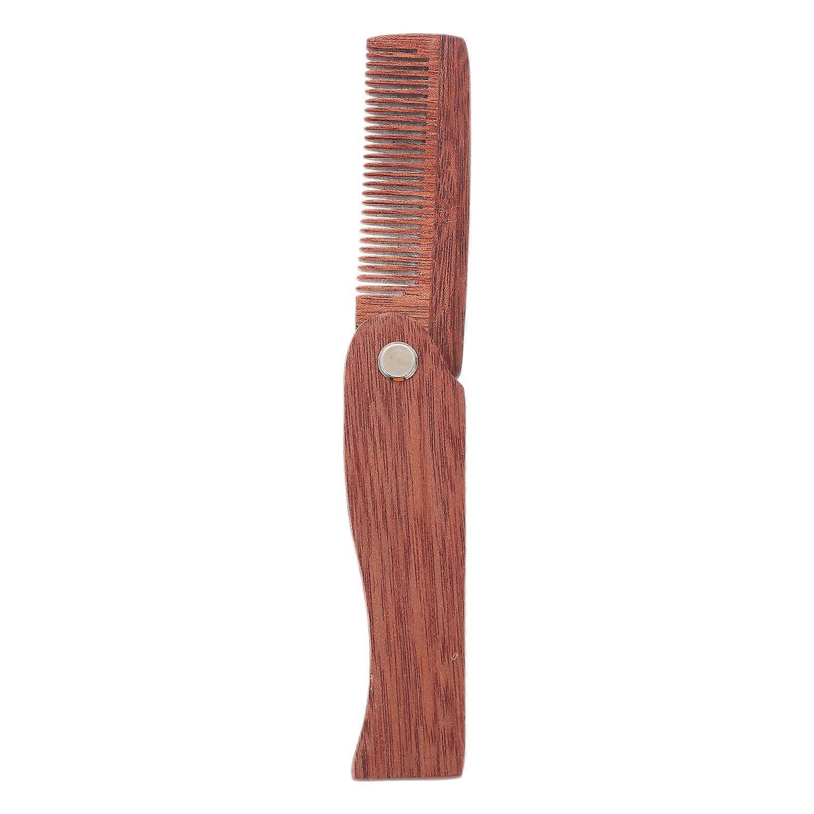 Wooden Hair Comb Portable Pocket Comb Removing Clutter Men 1Set