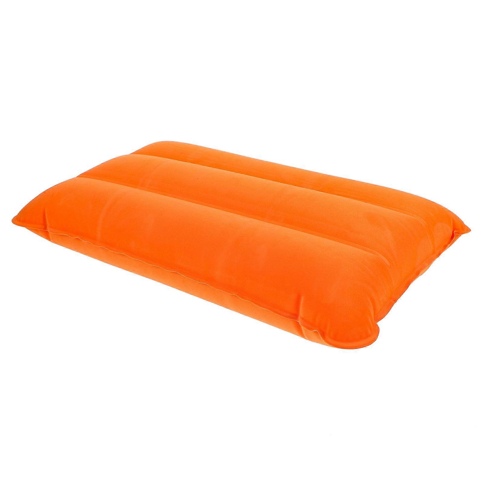 Waist Inflatable Multi-Function Travel Pillow Flocking Material Outdoor Camping 44X27CM 1Pack