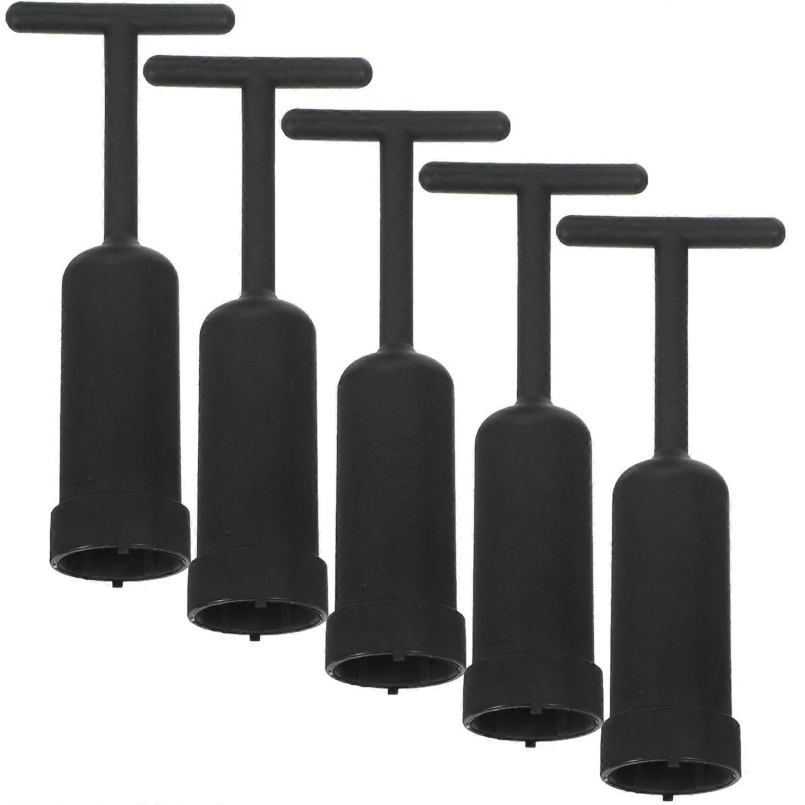 Lamp Holder Socket Wrench Lamp T-Shaped Light Fixture Lock Nut Tool Plastic Material Repair 5Pack