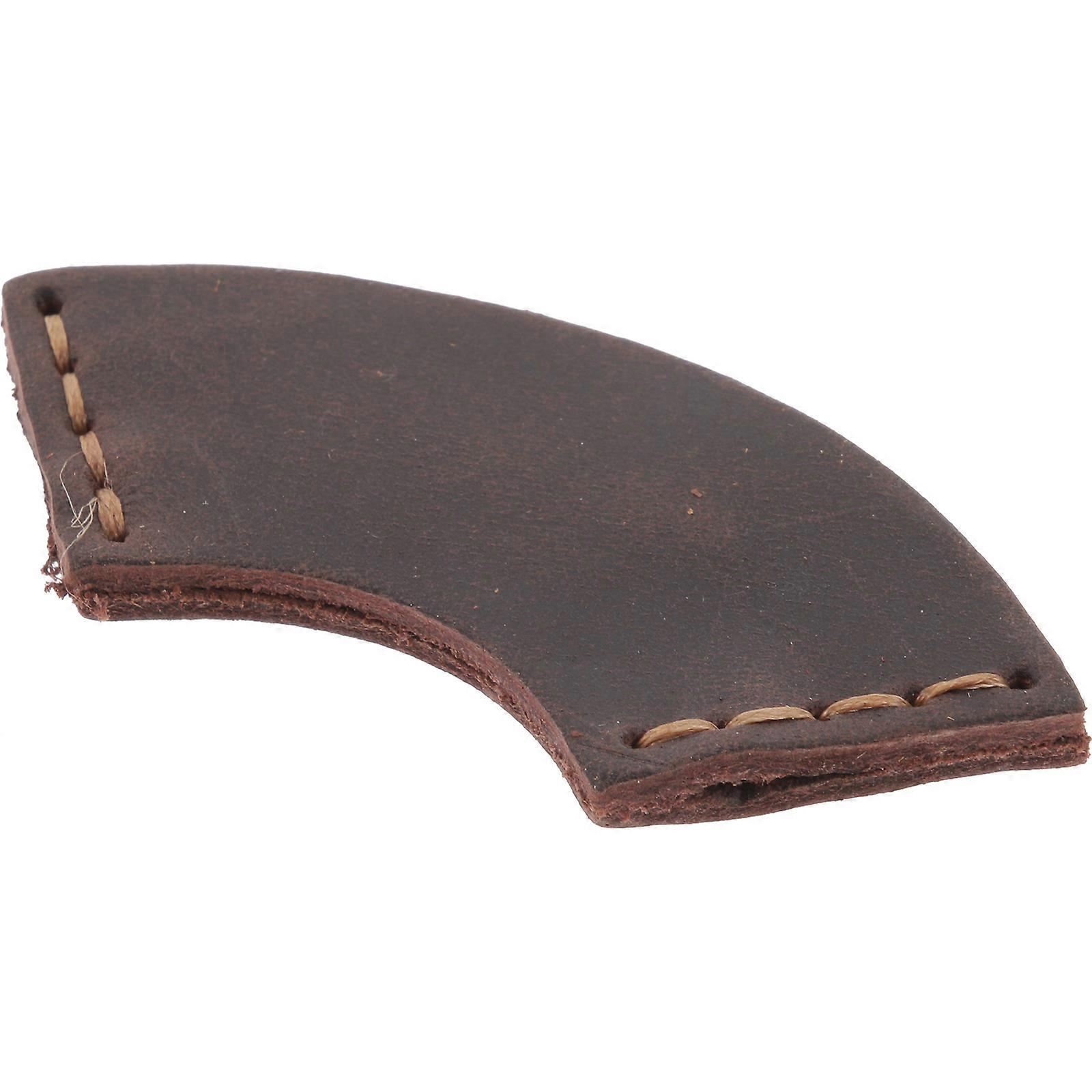 בעבודת יד לקרוא סימניה לאוהב ספרים צבע קפה עור דף סימון מאוורר בצורת 8x3.5x0.3 ס"מ 1 סט