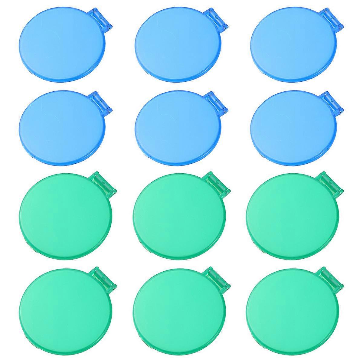 Compact Mirror for Girls Women Portable Folding Mirrors Round Shape Assorted Color 24Set