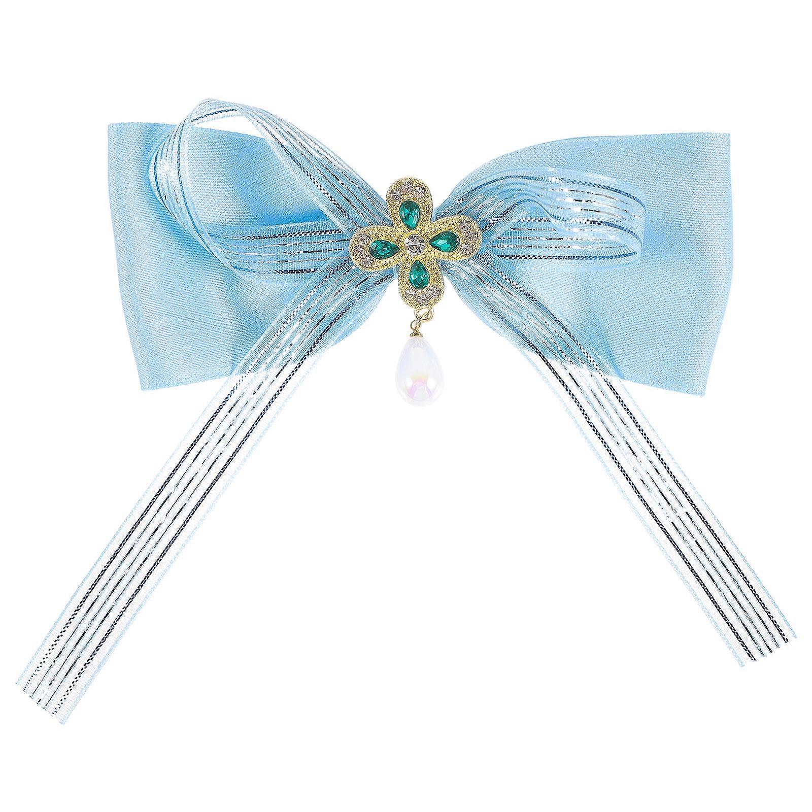 Elegant Gemstone Brooch Pin for Women – Decorative Bow Lapel Pin with Durable Artificial Stones – Perfect Accessory for Birthdays, Parties,