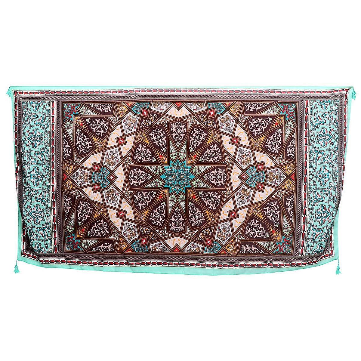 Hair Towel Wrap for Women Bohemian Style Shawl Sunscreen Beach Cover 180X100X0.04cm 1Pc
