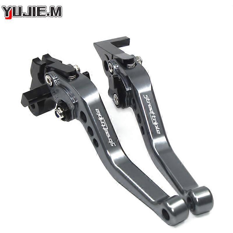 unique brake handleFit For 765 Street Triple S 765 Street Triple R (NOT RS version) CNC Accessories Short Brake Clutch Levers Handle Set