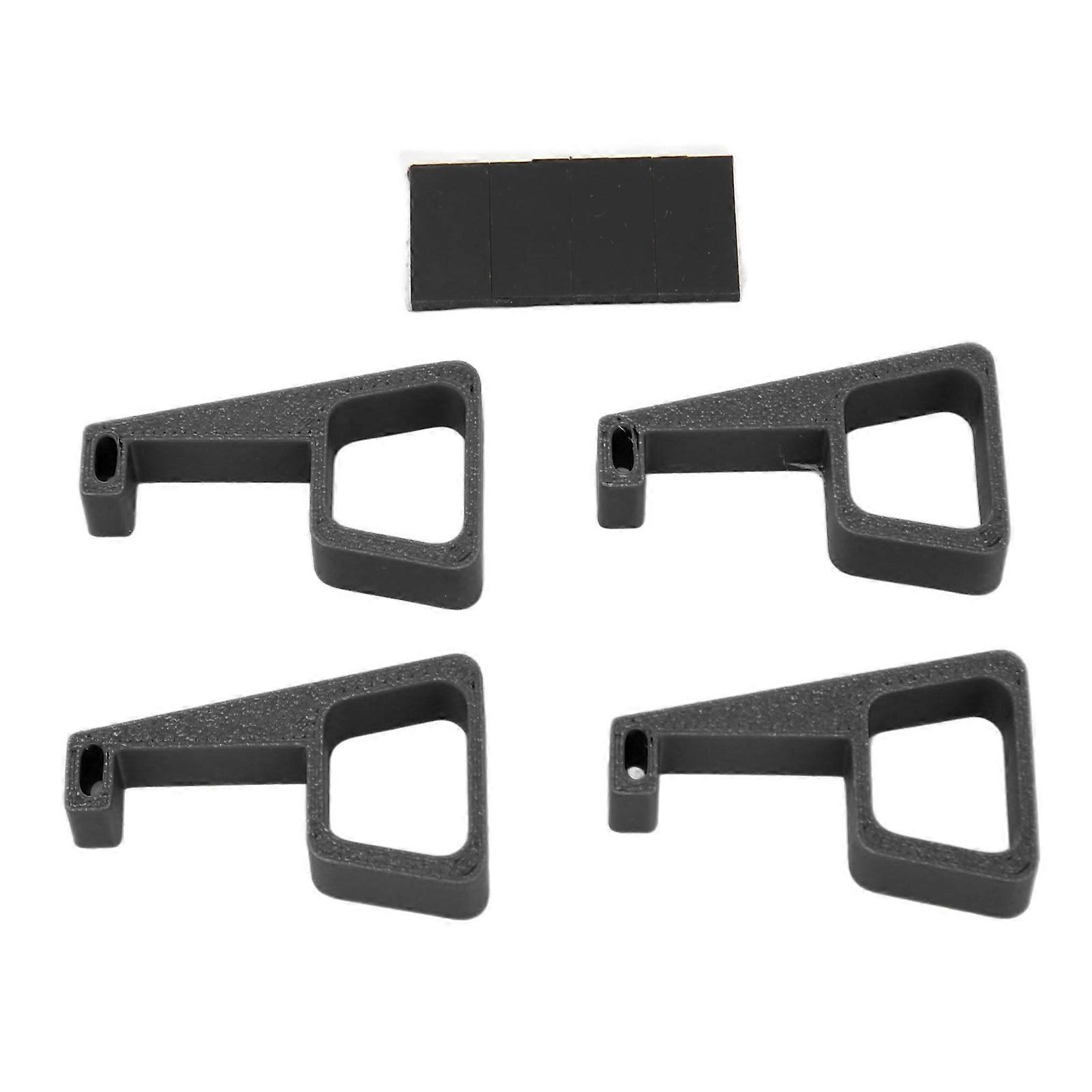 4pcs PS4 Slim Game Console Horizontal Riser Stand Heat Sink Bracket Black Accessories