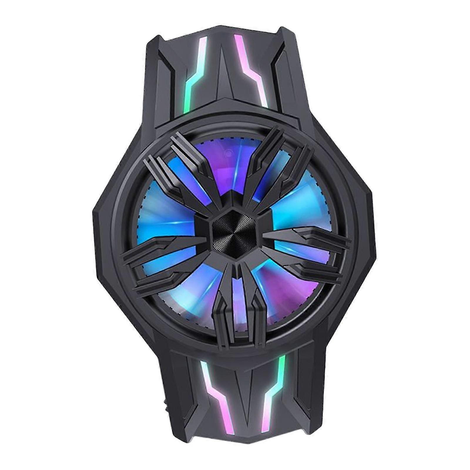 S1 Mobile Phone Cooler Portable Radiator RGB Adjustable Fast Cooling Fan