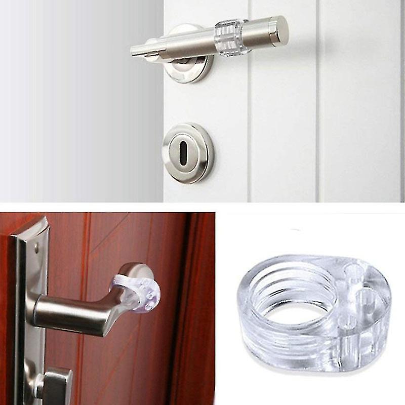 8pcs Door Handle Protectors For Walls Pvc Door Handle Buffer Walls