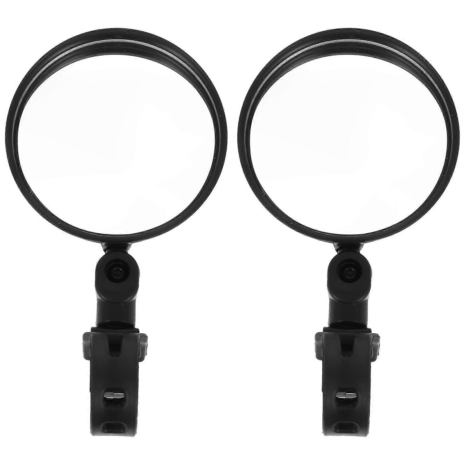 Adjustable Bike Rearview Mirror Set – 2pcs Reflective Safety Accessory for Bicycle and Scooter Handlebars
