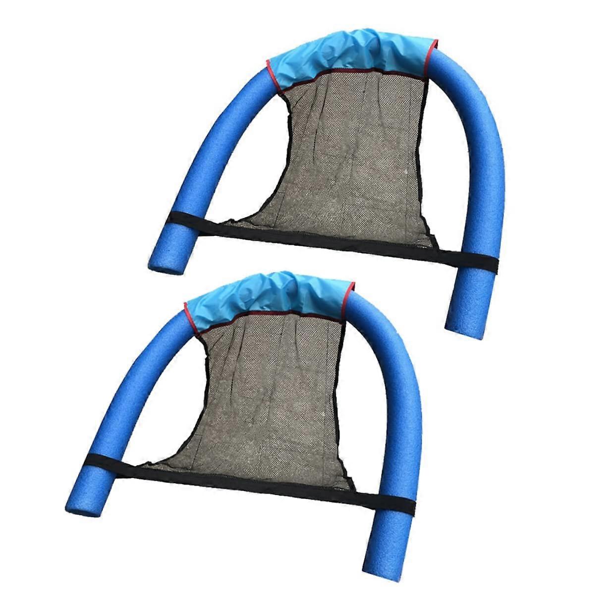 2 pieces swimming chair with swim floats for adults Highquality mesh bags for swimming in the pool to assemble and durable for fun