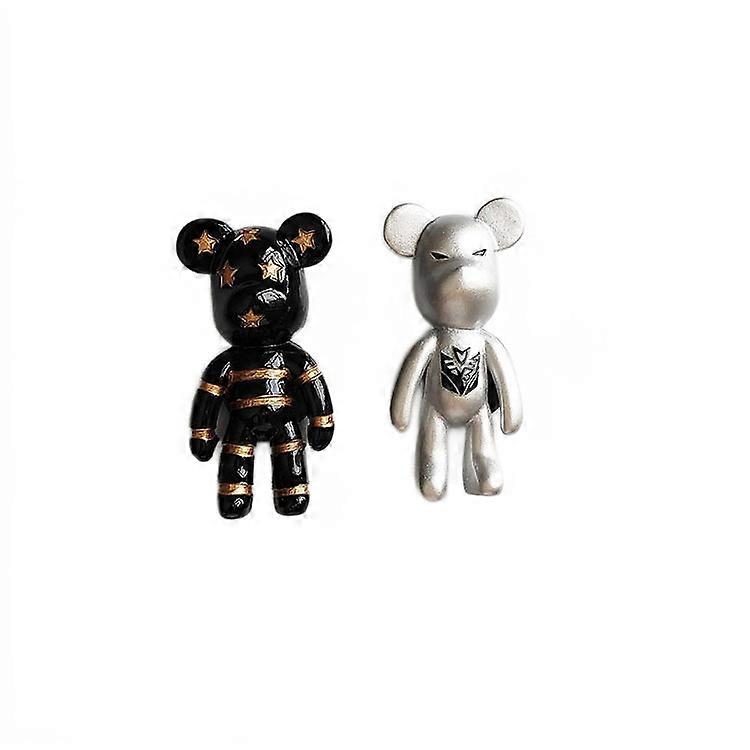 Cartoon three-dimensional simulation resin refrigerator magnet (2 pieces)