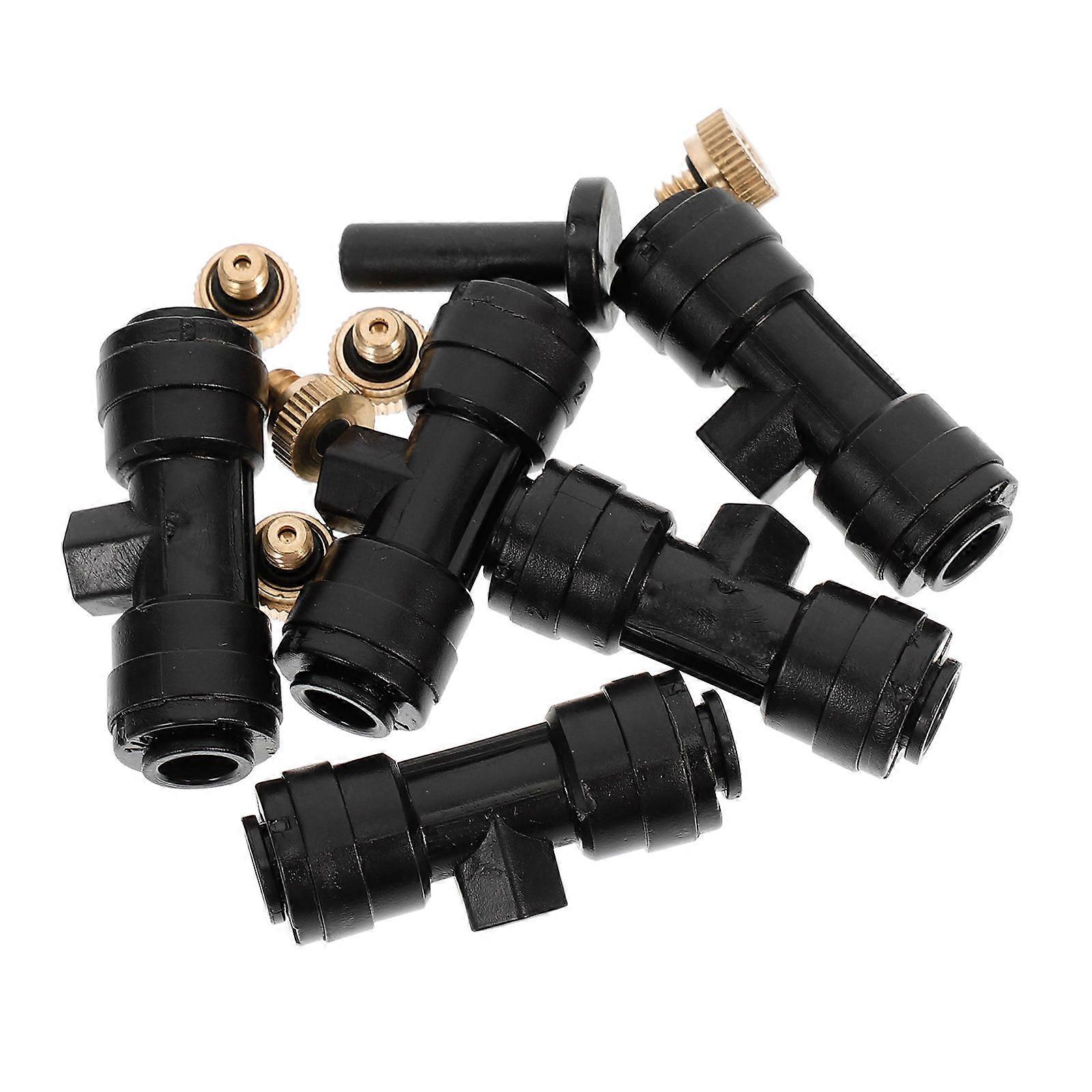 Hose Nozzle Garden Low Pressure Atomizing Sprayer Nozzle Set Square Shape For Cooling And Water-saving Projects 1Set