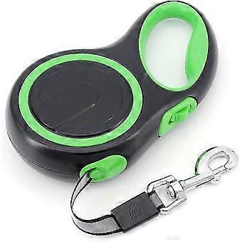 8M Retractable Dog Leash, Automatic Training Leash for Dogs up to 110 LB (50 kg) Green