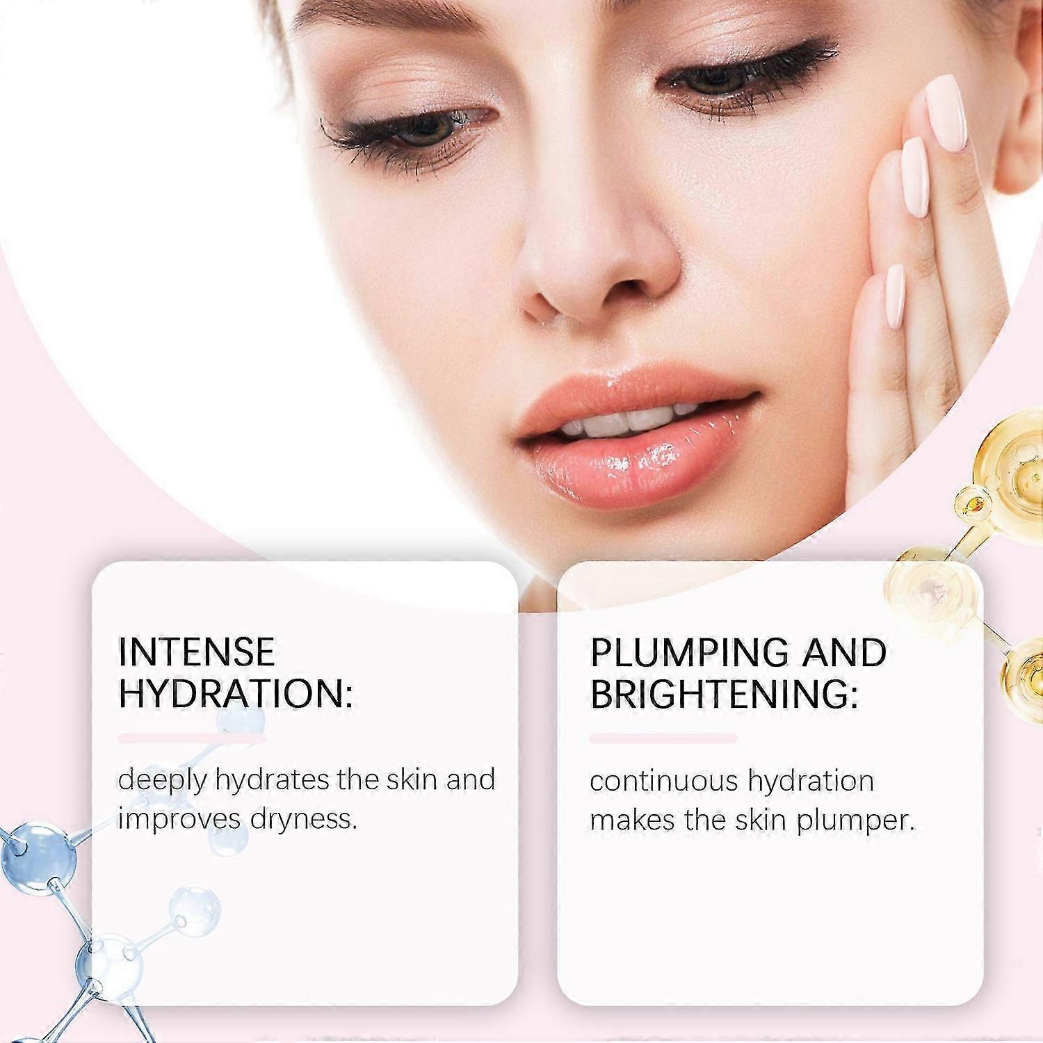 Real Collagen Face Mask: Glass Skin Face Mask for Deep Moisturizing, Firming, Glowing - Bio Collagen Glow Deep Mask for Sensitive Skin 4PCS