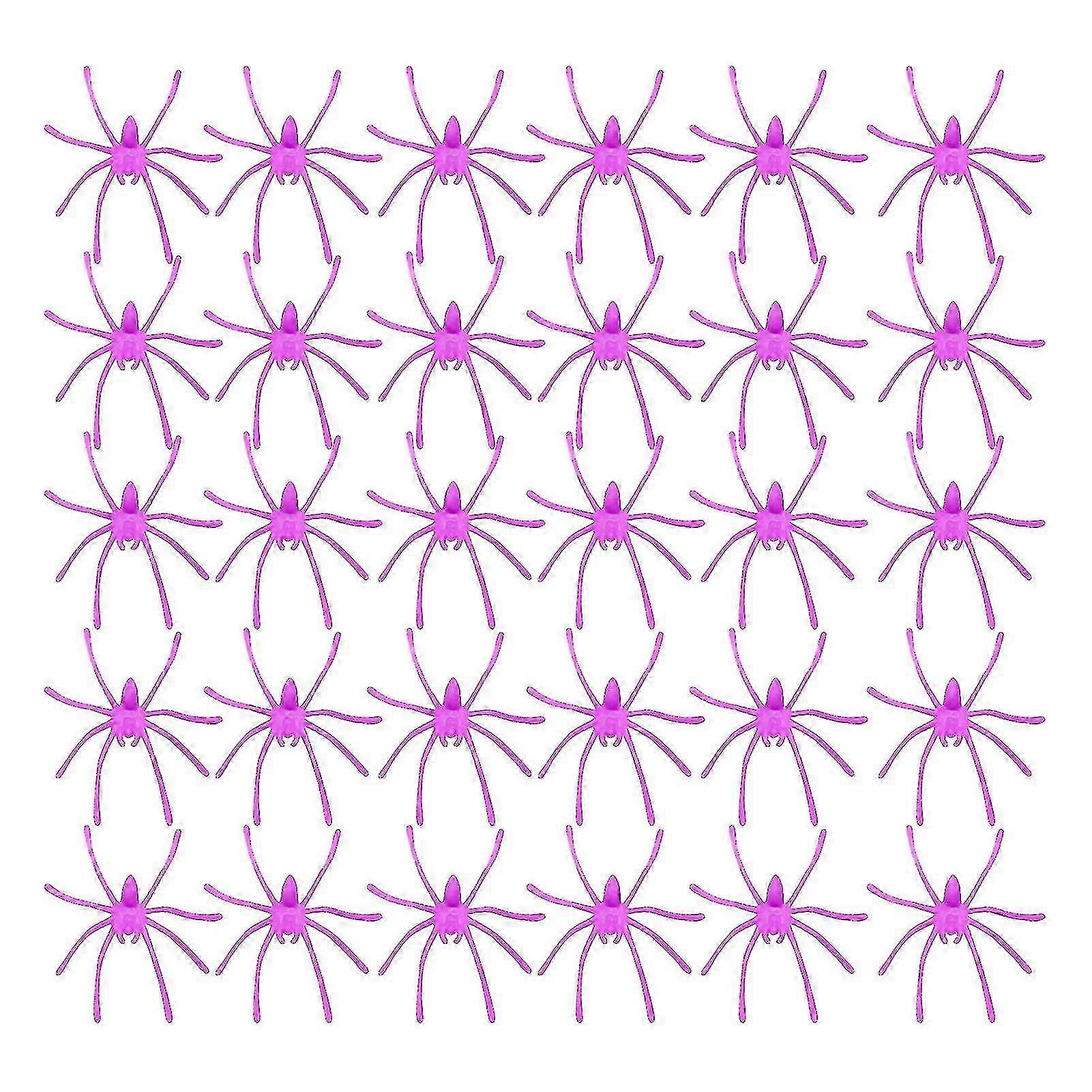 30pcs Simulation Spider Festival Atmosphere Decoration Plastic Fake Tiny Spiders Halloween Party Decorations