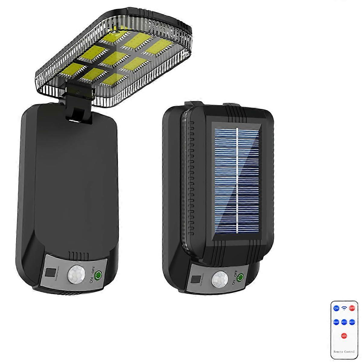 Solar lights outdoor with motion sensor, 3 modes, IP65, 2 pieces