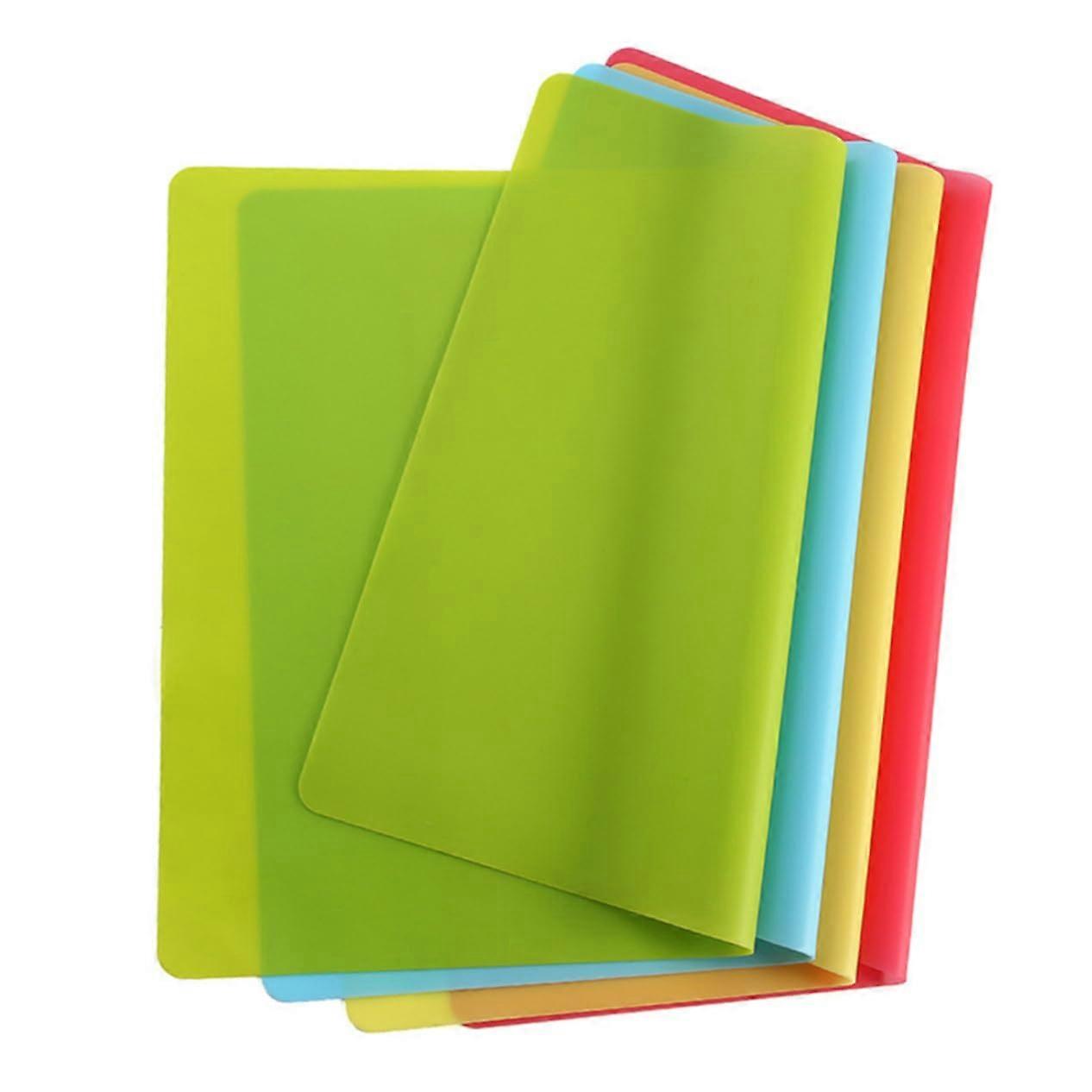Silicone Placemats Non-Slip Rectangular 4 Pcs Heat-Resistant Easy to Clean Table Mats for Hot Dishes Daily Use