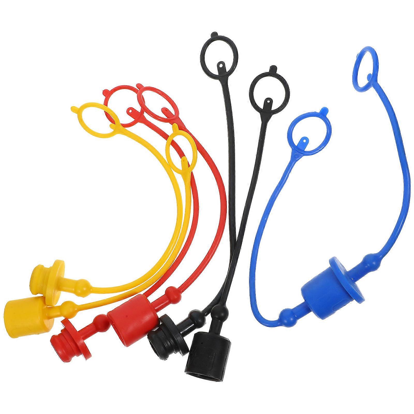 Coupler Dust Cover Plastic Material for Maintenance Workers Red 8Pcs