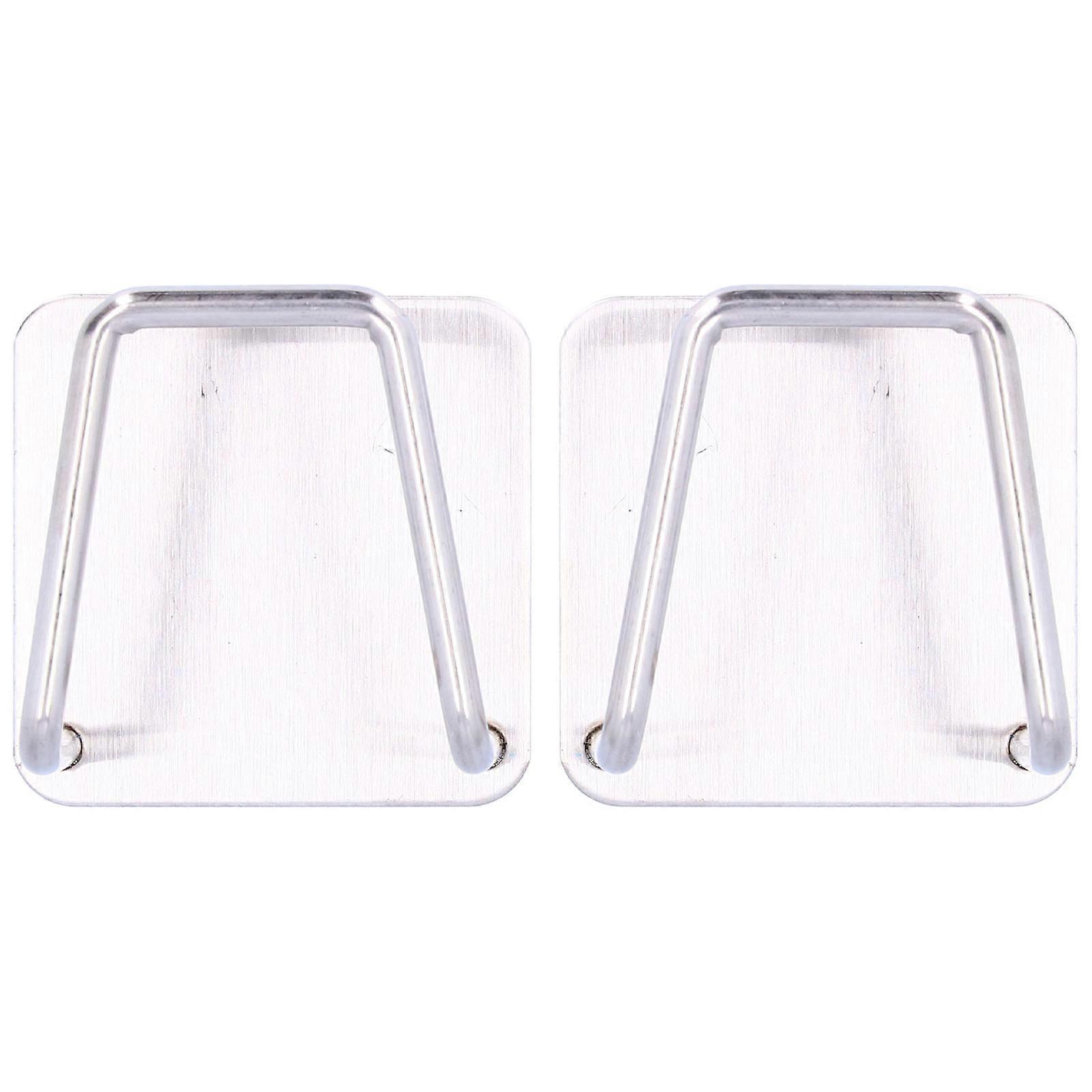 2Pcs Sponge Holder 304 Stainless Steel RustProof Waterproof Silver for Kitchen Sink