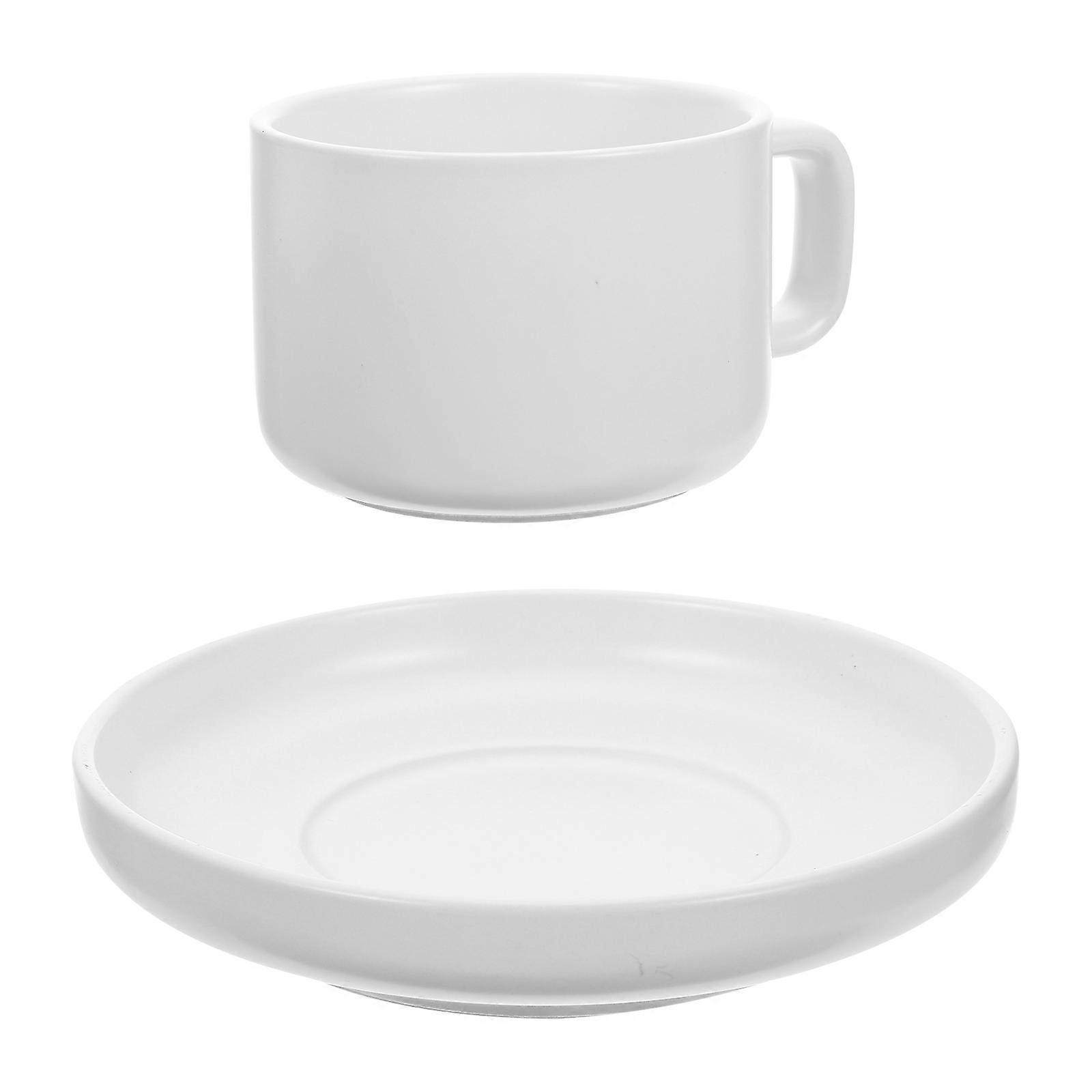 Drinking Cups And Saucers Ceramic Water Cup For Home 15X9CM 1 Set