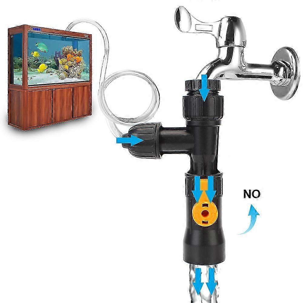 2025 Dernier modèle Nettoyage d’aquarium Changeur d’eau Robinet déviation d’eau Arrosage