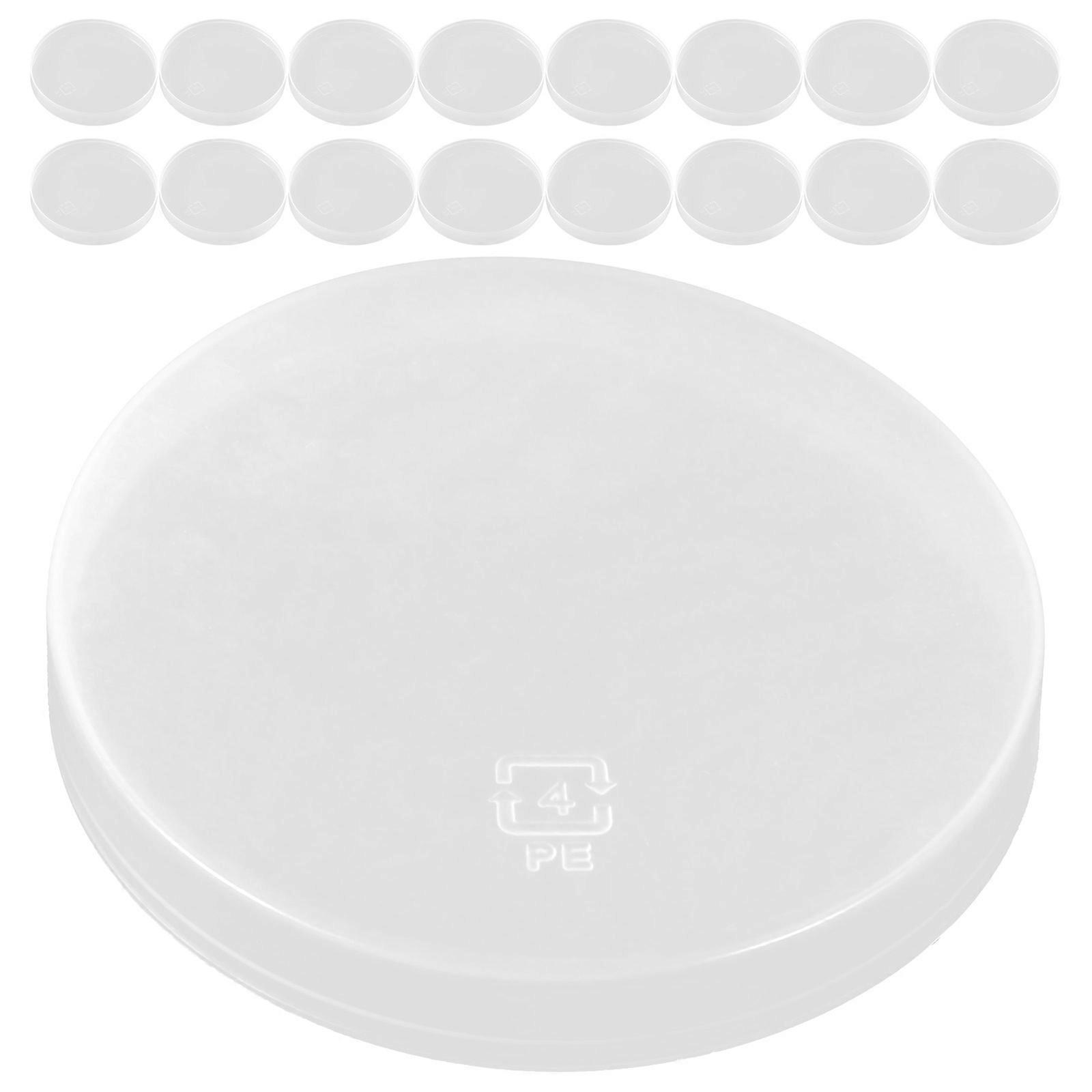 Milk Bottle Lids Seal Replacement Lids For Store Use 6.70X6.70X1.00CM PE 50Pcs