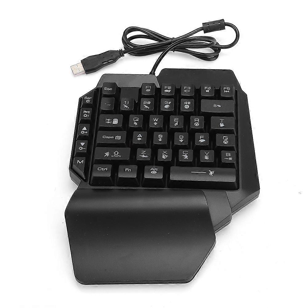 OneHanded Keyboard for PUBG Computer Mechanical Gaming Accessory with EyeCatching Lighting