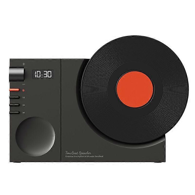 Retro Clock Bluetooth Speaker Wireless Hifi Sound Audio