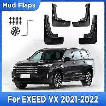 Fit For  CHERY EXEED VX 2022 2023 2024 Mud Flaps Splash Guard Mudguards MudFlaps Wheel Front Rear Fender Auto Styling Car Accessories