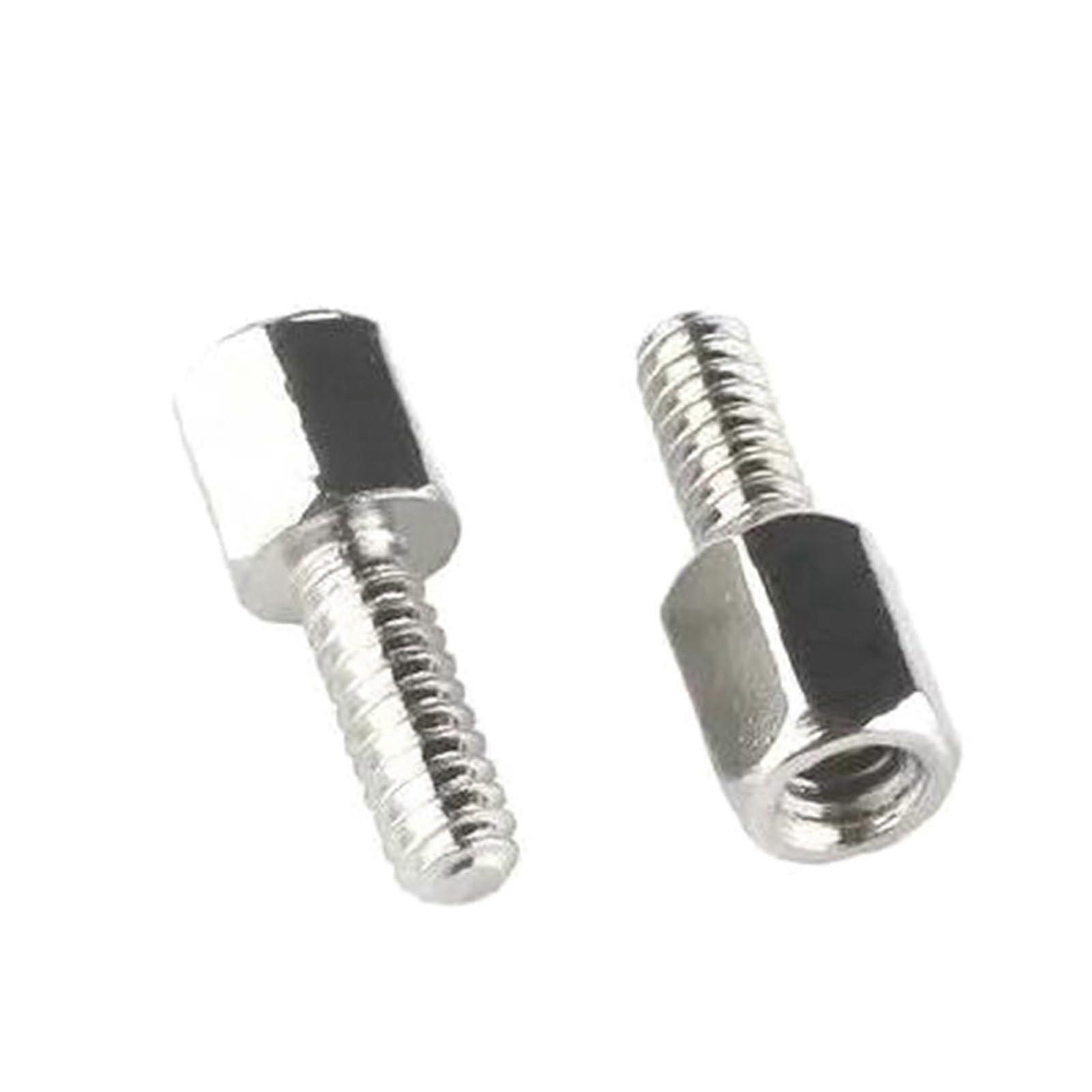 Nickel-Plated Copper Pillar Bolt 40 x 12 mm, Hexagonal Design, Durable Single Piece, Suitable for Various Applications
