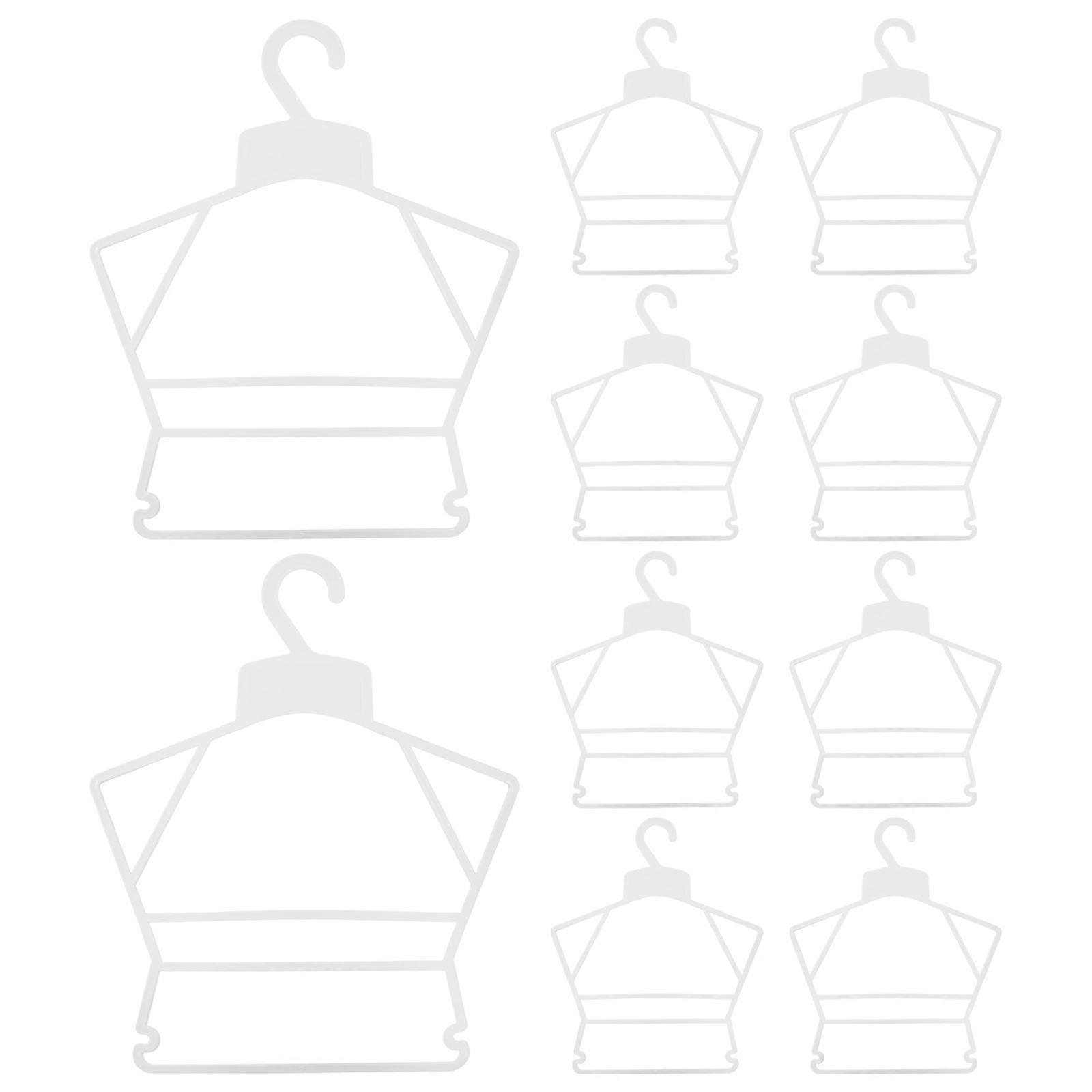 10 Pack Non Slip Clothes Hangers for Newborns – Space Saving, Sturdy Design with Smooth Finish for Nursery Closet Use
