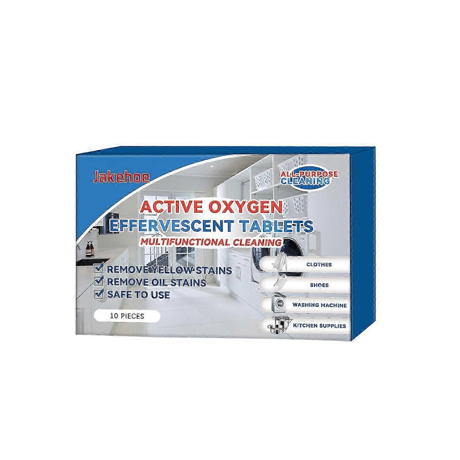 Full Clean Active Oxygen Cleaning Tablets Stains And Decompose Grease Long-Lasting Shine Disinfectant